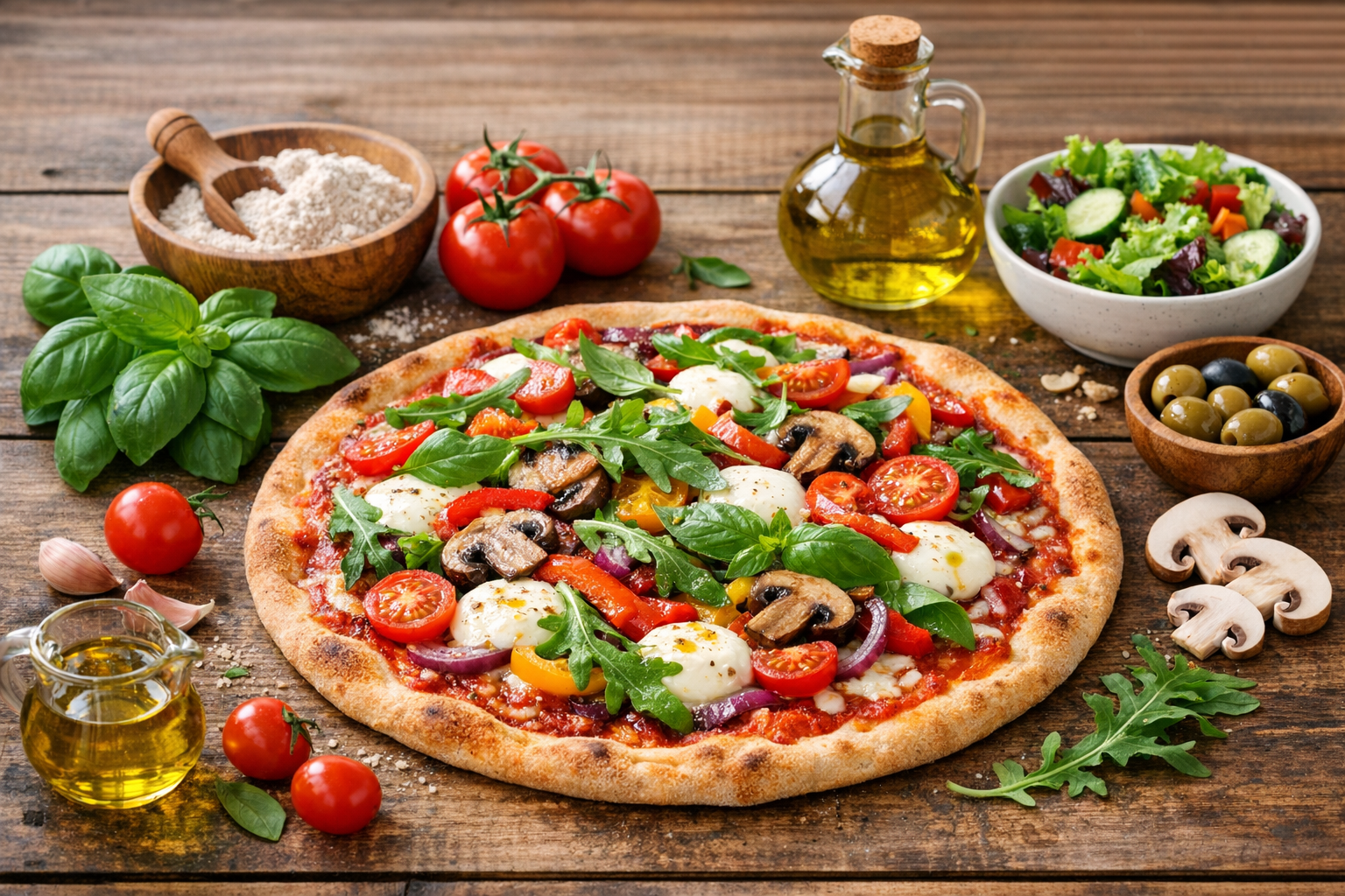 pizza healthy food