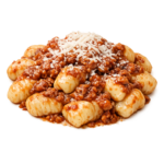 Fresh potato gnocchi with ragù