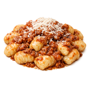 Fresh potato gnocchi with ragù